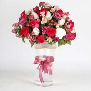 Blush Petal Vase