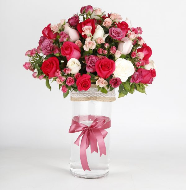 Blush Petal Vase