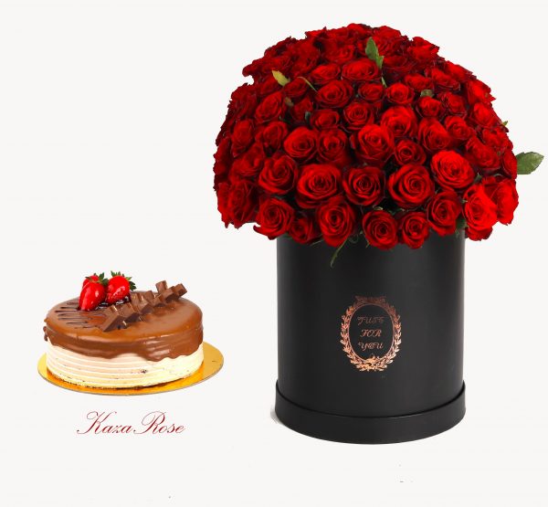 Rose Bliss & KitKat Cake Combo