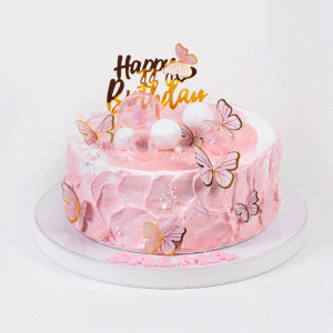 Butterfly Pink Cake